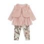 Guess Бебешки комплект за момиче 3 части PINK ROSES