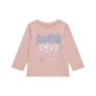 Guess Бебешка блуза с дълъг ръкав PINK ROSES