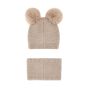 Guess Комплект шал и шапка CREAM