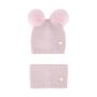 Guess Комплект шал и шапка BALLET PINK