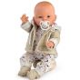 Кукла Алекс бежова жилетка с качулка, Asi dolls