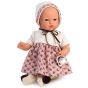 Кукла-бебе Коке с рокля и терлички с помпони, Asi dolls