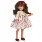 Кукла Силия с рокля на цветя, 30 см, Asi dolls