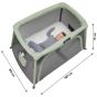 Babymoov бебешка сгъваема кошара 3 в 1 Moov and Comfy