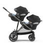 Бебешка количка за близнаци Cybex Gazelle S Soho Grey taupe