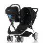 Britax Детска количка за близнациB-Agile Double Cosmos Black