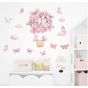 Sipo Детски стикер за стена - красиви розови пеперуди PAT38457
