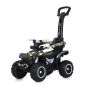Chipolino Количка за яздене с дръжка ATV , бялзелен