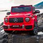 Chipolino Eлектрически джип Mercedes G63 AMG, Червен, EVA гуми, кожа