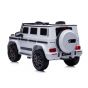 Chipolino Eлектрически джип Mercedes G63 AMG, Бял, EVA гуми, кожа