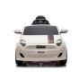 Chipolino Детска електрическа кола FIAT 500, бяла