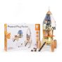 Classic World Дървена играчка с активности - Космическа ракета