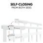 Hauck Предпазна преграда за бебе Clear Step Autoclose 2, White