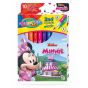 Colorino Двувърхи флумастери 10 цвята Minnie Mouse Disney
