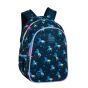 Coolpack Светеща ученическа раница JIMMY - Blue unicorn