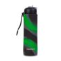 COOLPACK Сгъваема силиконова бутилка PUMP - Boys Zebra Green