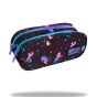  COOLPACK Ученически несесер с два ципа CLEVER - DARK UNICORN