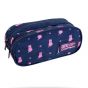 COOLPACK Ученически несесер с два ципа CLEVER - NAVY KITTY