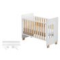 Interbaby КОМБО 4в1 Детско креватче Star Nature 60х120см + матрак Алоe Вера + система NEXT TO ME