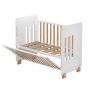 Interbaby КОМБО 4в1 Детско креватче Star Nature 60х120см + матрак Алоe Вера + система NEXT TO ME