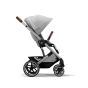 Cybex Бебешка количка Balios S Lux 2023 сребристо шаси, Lava Grey