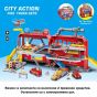 Детски паркинг  City Action със светлини и звуци, с 2 превозни средства, пожарна
