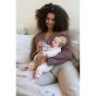 Doomoo Пелена за кърмене със силиконов ринг Mom n Play - Tetra Almond