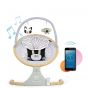 Електрическа бебешка люлка/шезлонг с Bluetooth 2в1, LUMI, Kinderkraft Дървен
