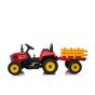 Chipolino Електрически Трактор с ремарке, червен