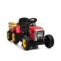Chipolino Електрически Трактор с ремарке, червен