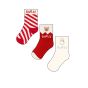 Guess Коледни чорапи 3бр./оп.  унисекс WHITE/RED COMBO