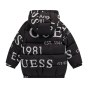 Guess Детско унисекс зимно яке Oversize JET BLACK