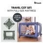 Hauck Бебешка кошара Sleep N Play SQ, Dark Blue