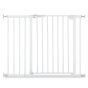 Hauck Предпазна преграда за бебе Clear Step Autoclose 2 + удължител 21 см., White