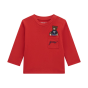 Guess Bear Бебешка блуза с дълъг ръкав CHILI RED