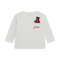 Guess Bear Бебешка блуза с дълъг ръкав PURE WHITE