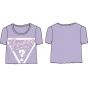 Guess детска къса тениска Lilac
