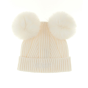 Guess Шапка с помпони CREAM WHITE