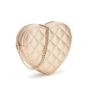 Guess Капитонирана чанта - сърце ROSE GOLD