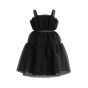 Guess Официална детска рокля с тюл CEREMONY JET BLACK