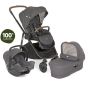 Joie Бебешка количка 3 в 1 versatrax™ trio, Shell gray