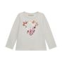 Guess Детска блуза с дълъг ръкав Flowers White