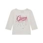 Guess Детска блуза с дълъг ръкав Star White