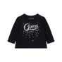 Guess Детска блуза с дълъг ръкав Star Black