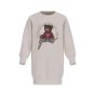 Guess Bear Детска плетена рокля с мече CREAM WHITE