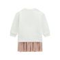 Guess Комбинирана детска рокля CREAM WHITE