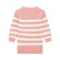 Guess Детска плетена рокля PINK AND WHITE STRIP