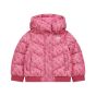 Guess Детско преходно яке с качулка за момиче GJ DIAGONAL CORAL