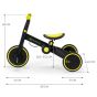 Kinderkraft Триколка 4trike 3в1, Black