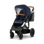 Бебешка количка KinderKraft PRIME 2в1, Синя